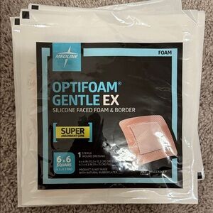 Medline Optifoam Gentle EX Wound Dressing